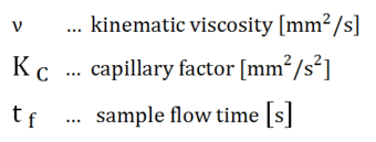 傳奇運(yùn)動粘度計(jì)算